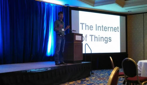 Jerry Filipiak presenting Internet of Things at America's Customer Festival 2014